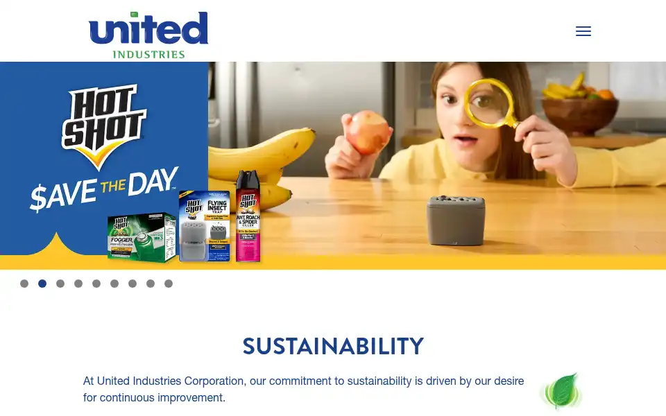 Screenshot of unitedindustriescorporation.com