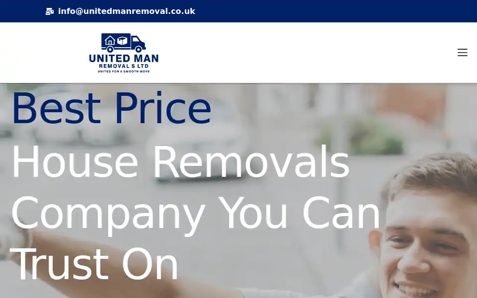 Screenshot of unitedmanremoval.co.uk