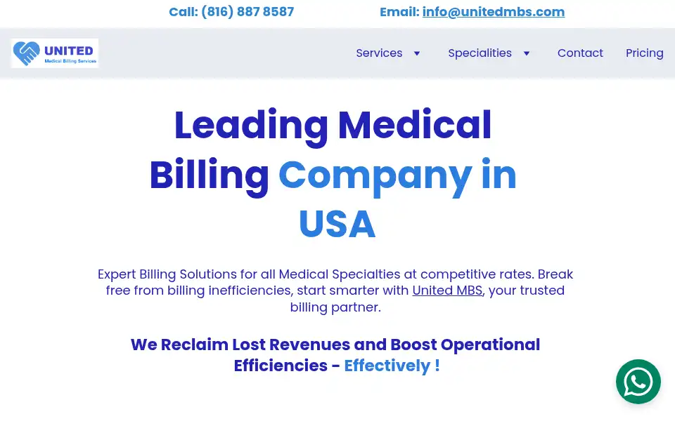 Screenshot of unitedmbs.com
