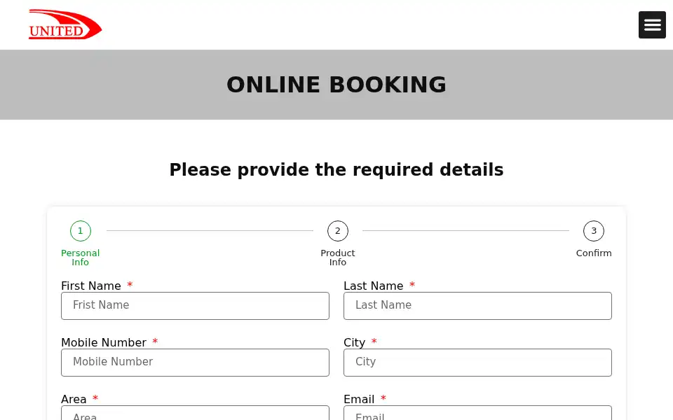Screenshot of unitedmotorcycle.com.pk