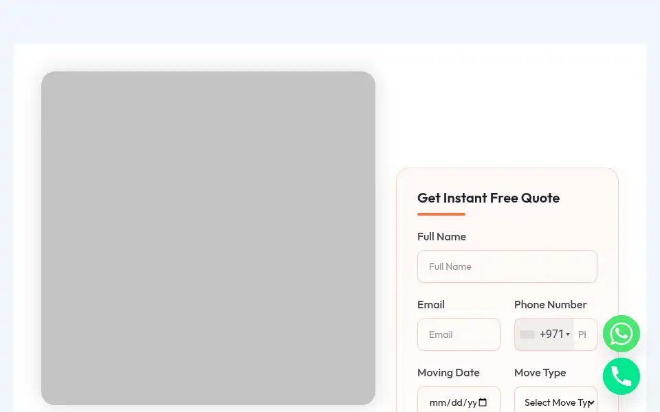 Screenshot of unitedmoversdubai.ae