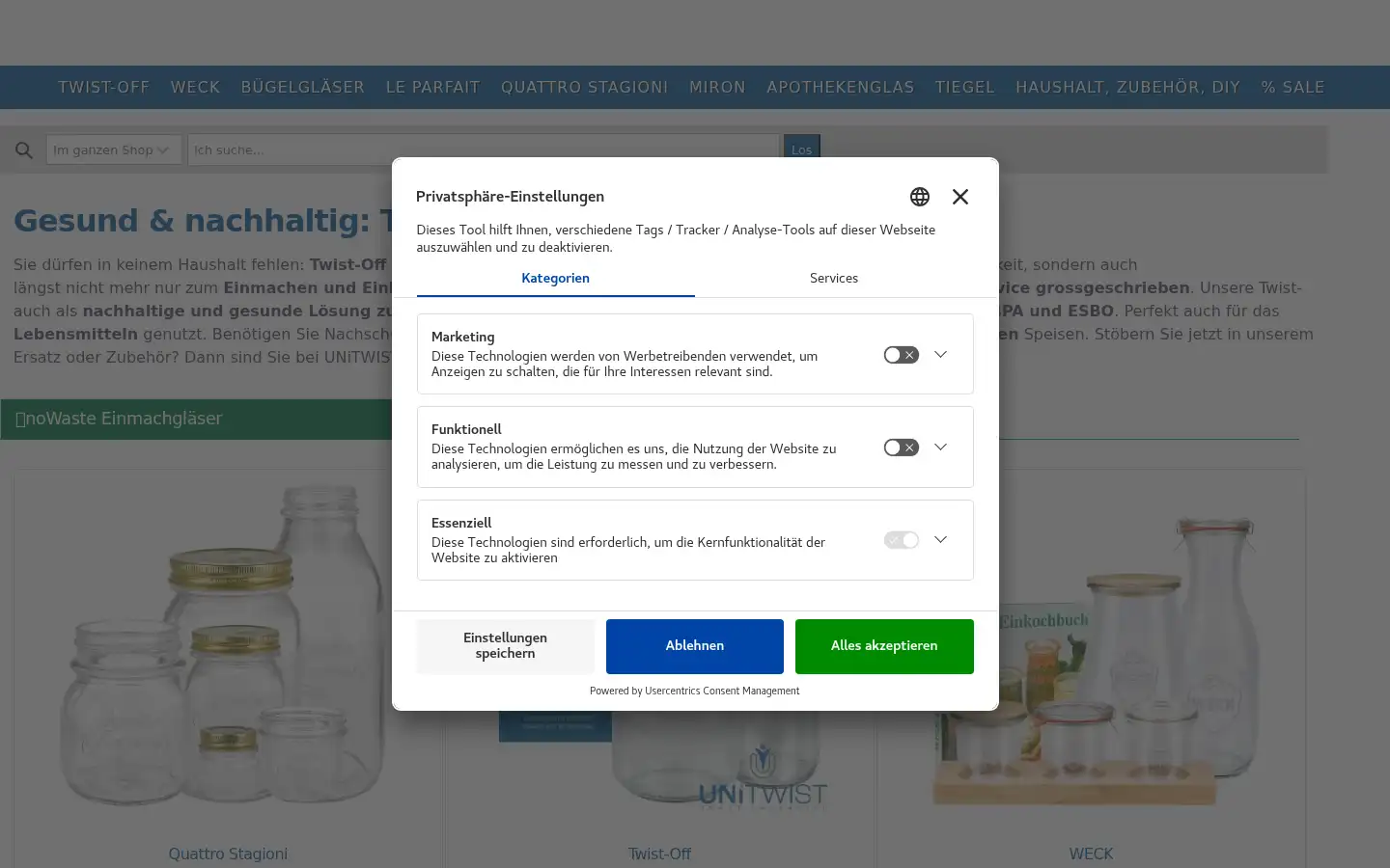 Screenshot of unitwist.eu