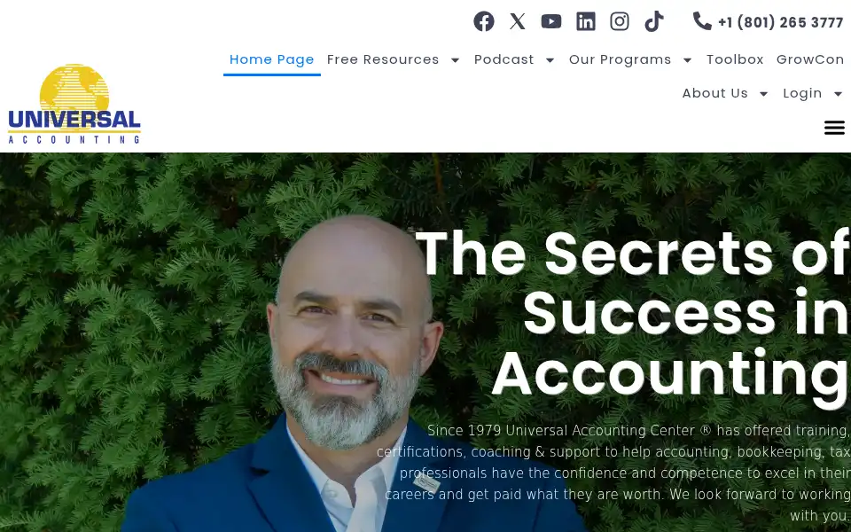 Screenshot of universalaccounting.com