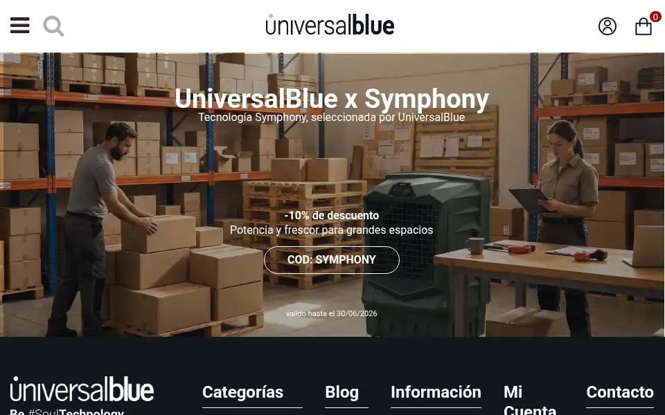 Screenshot of universalblue.es