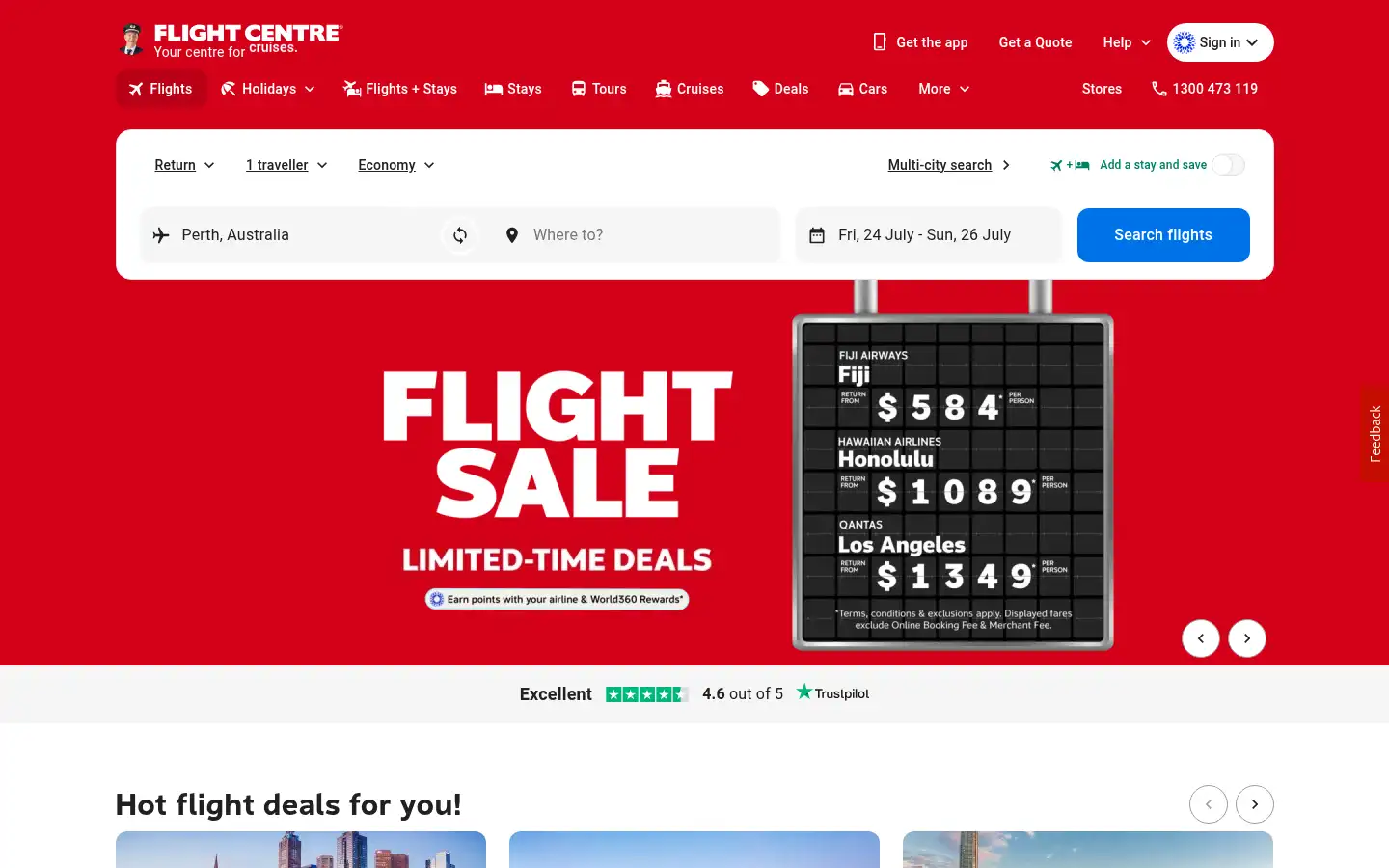 Screenshot of universaltraveller.com.au
