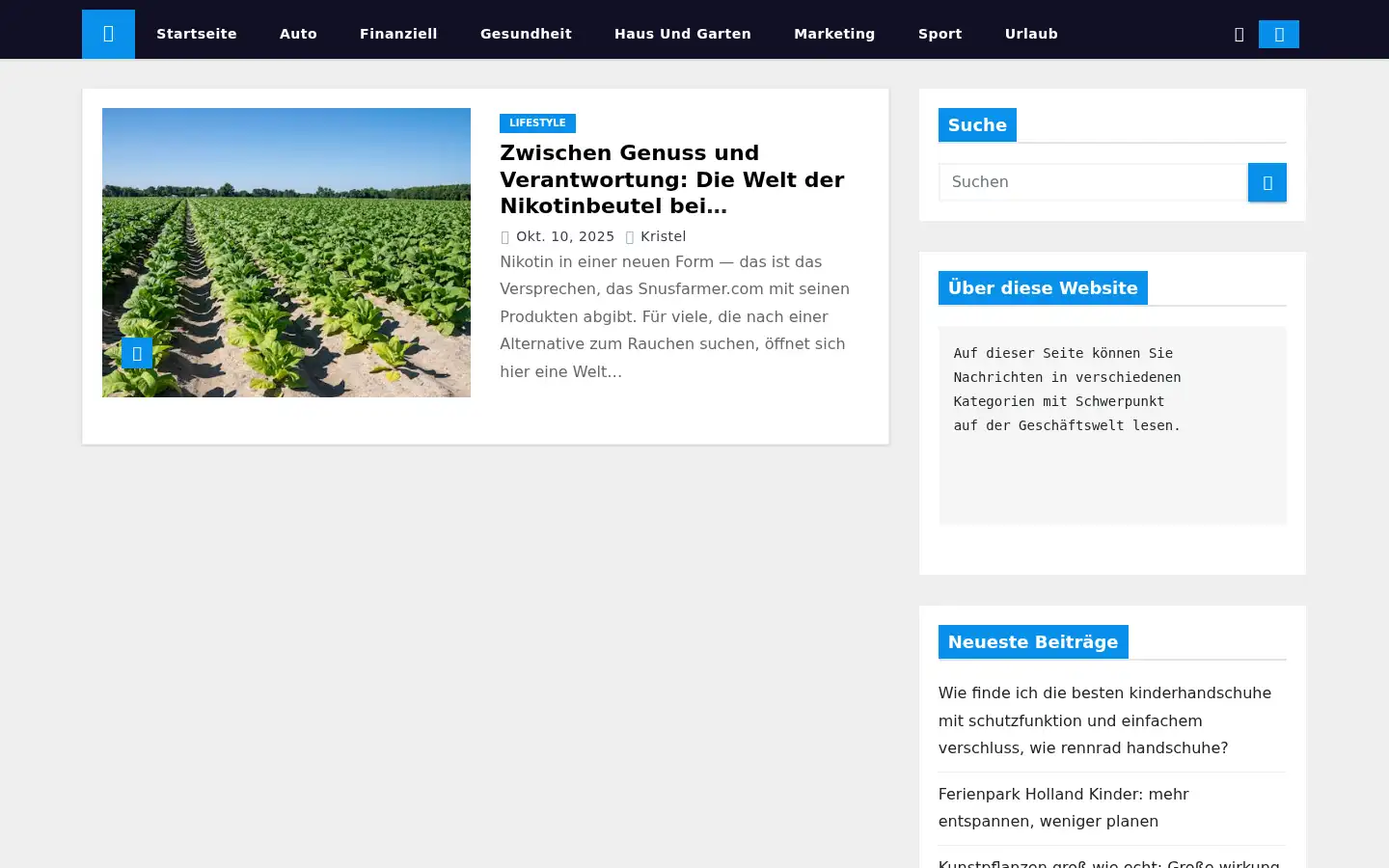 Screenshot of universam24.de