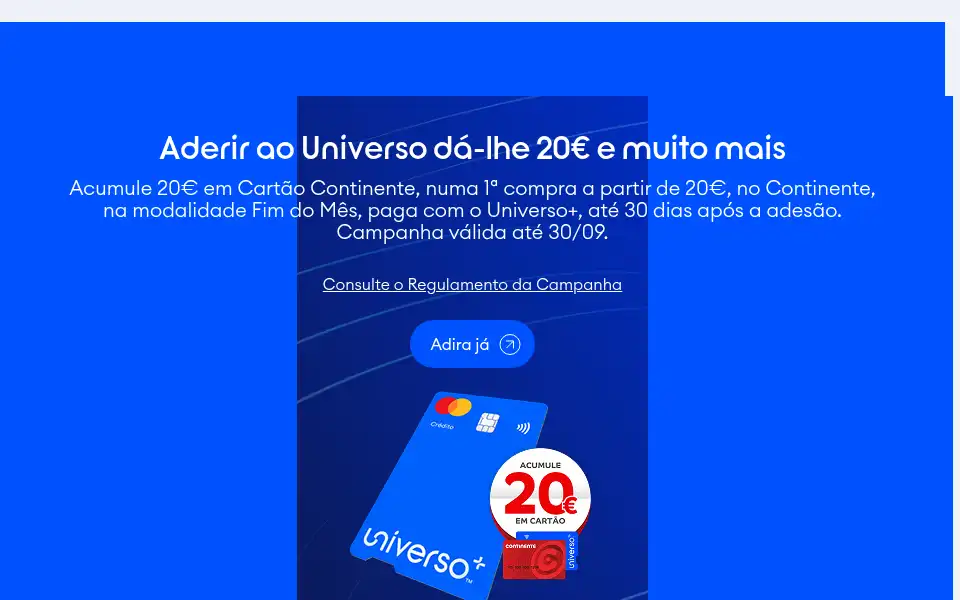 Screenshot of universo.pt