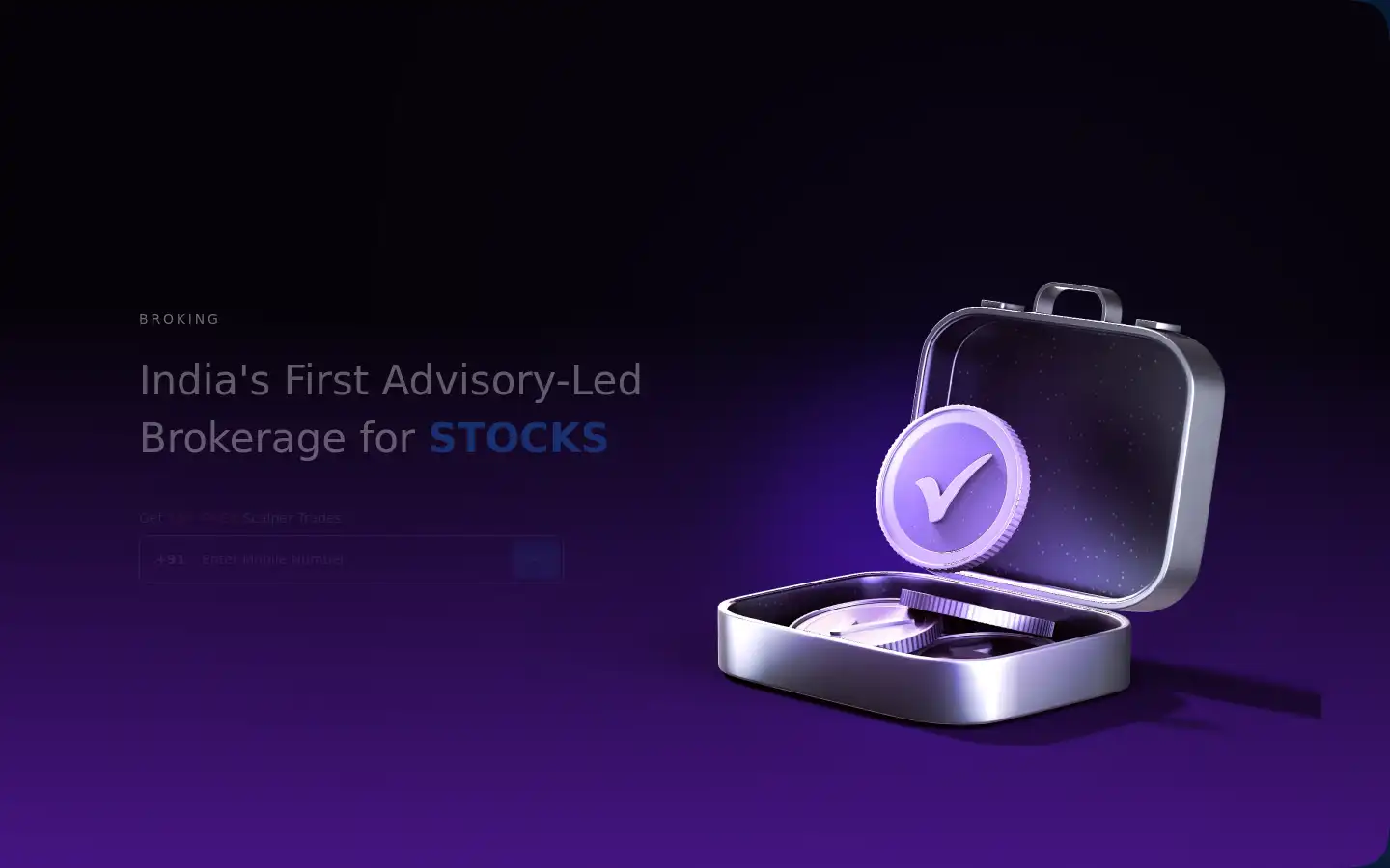 Screenshot of univest.in