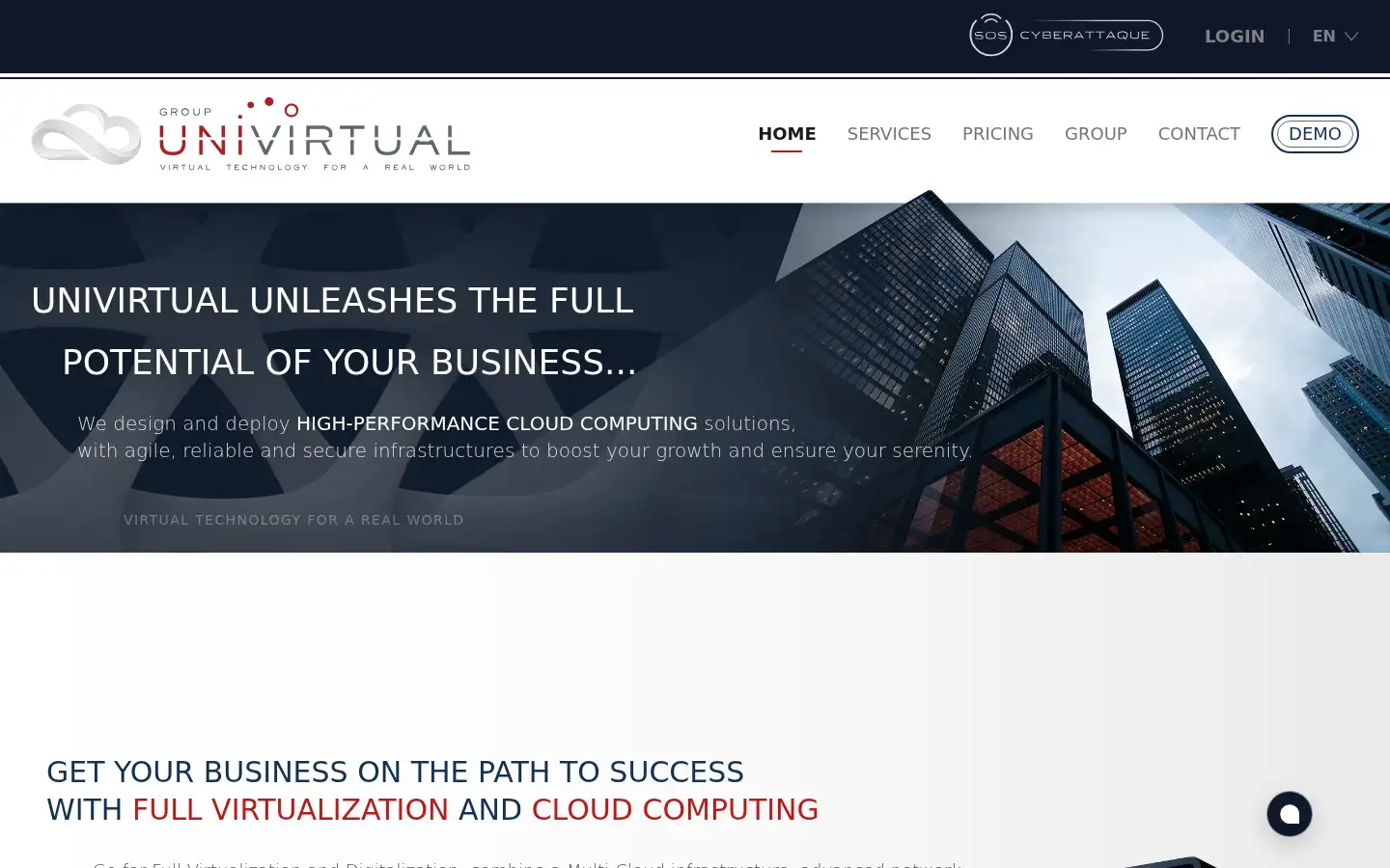 Screenshot of univirtual.ch