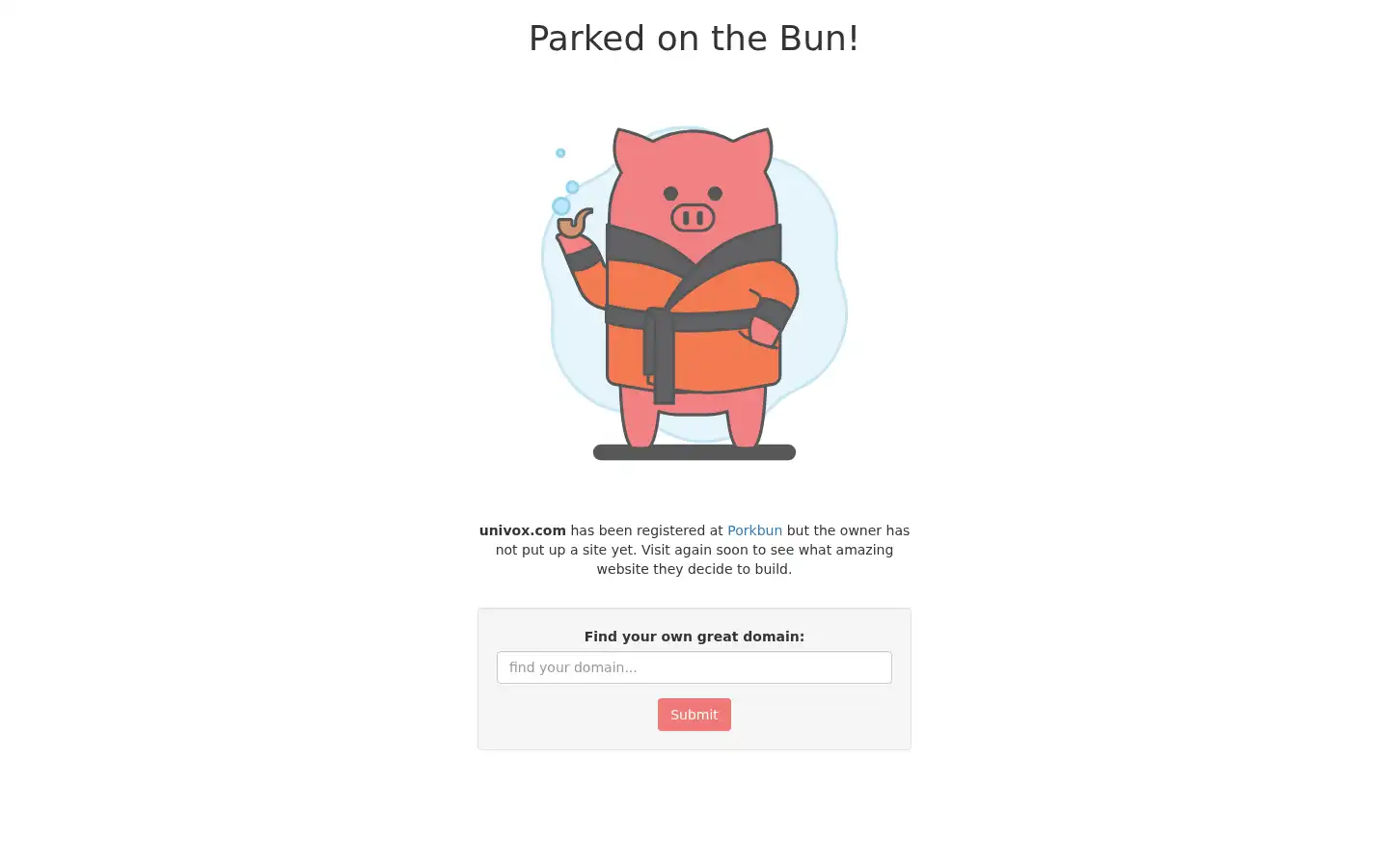 Screenshot of univox.com