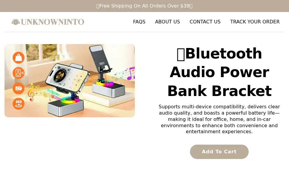 Screenshot of unknowninto.net