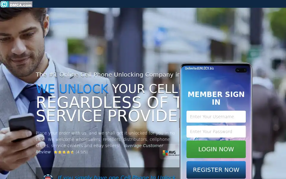 Screenshot of unlimitedunlock.biz