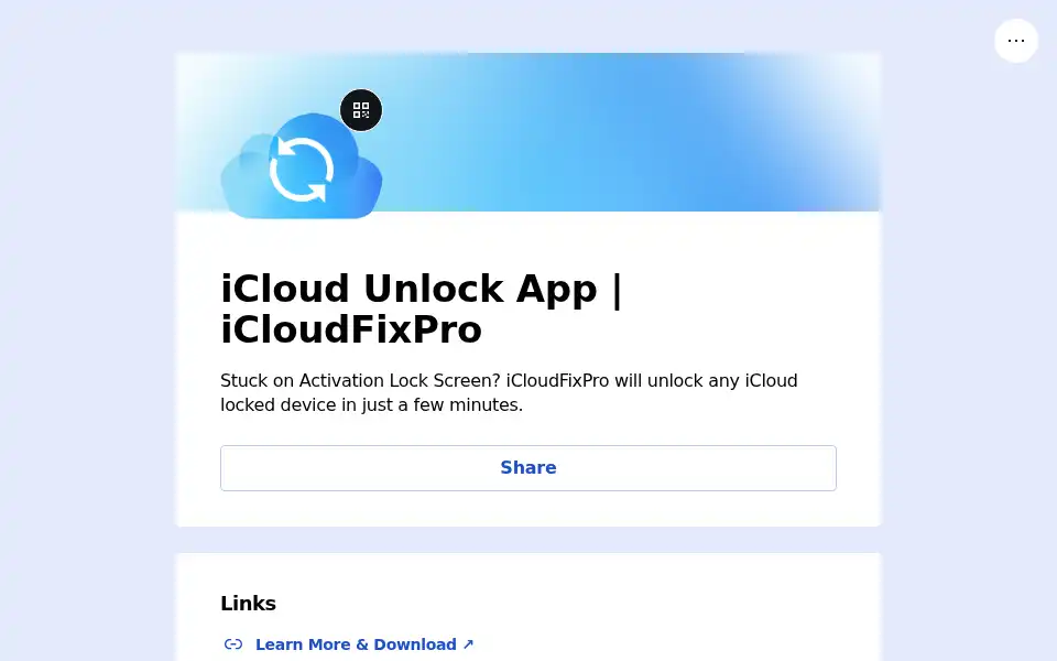 Screenshot of unlock-icloud.info