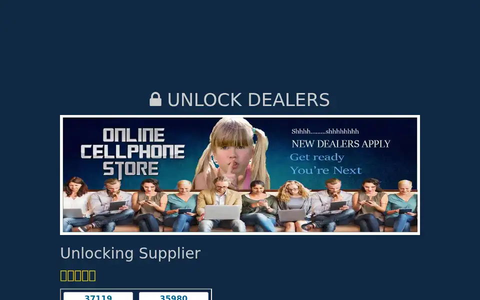 Screenshot of unlockdealers.com