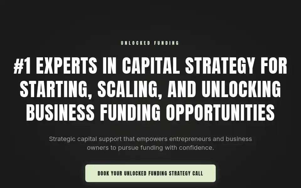 Screenshot of unlockedfunding.com