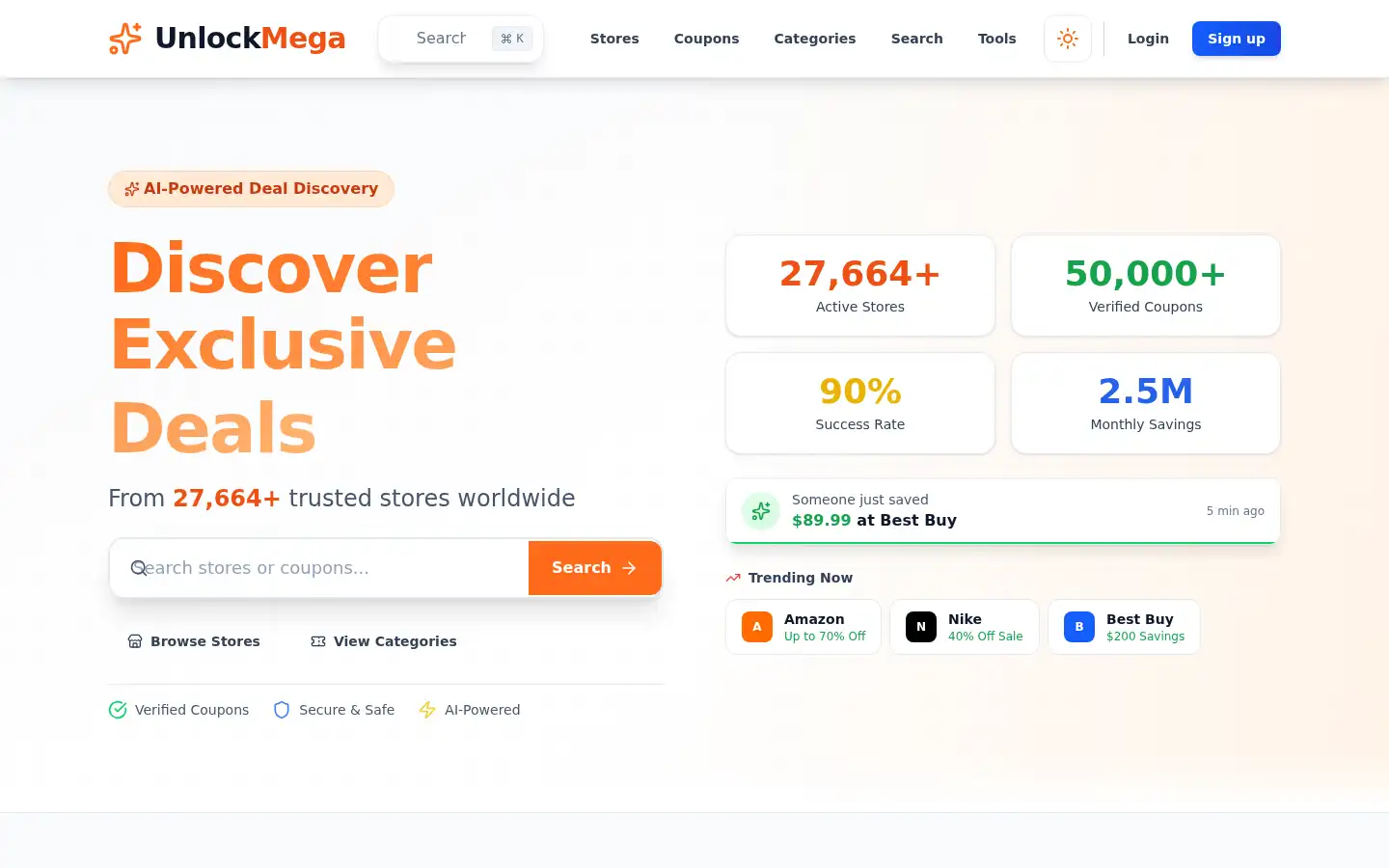 Screenshot of unlockmega.com