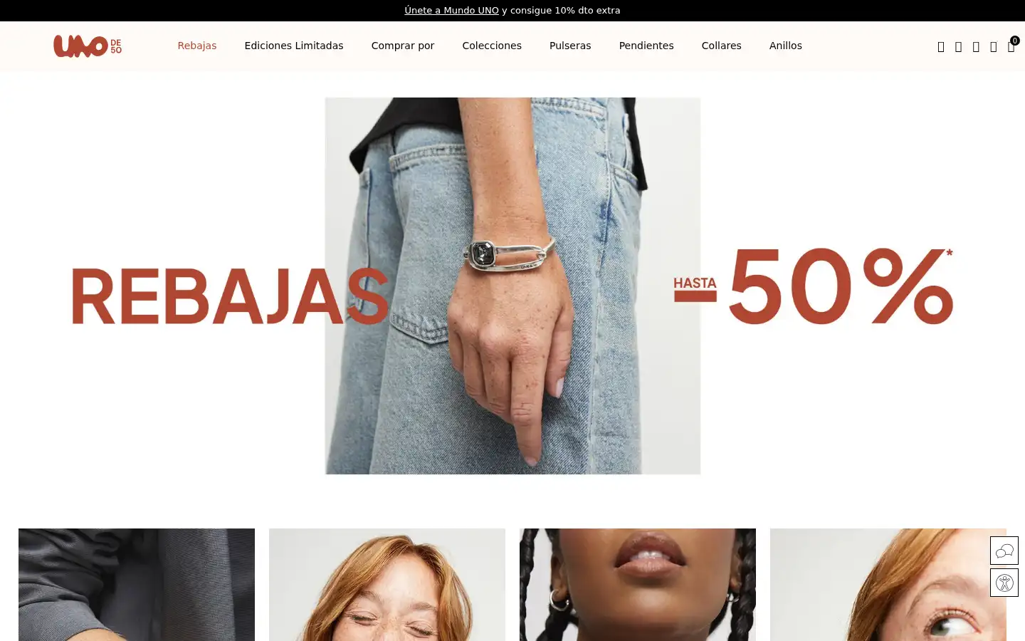 Screenshot of unode50.com