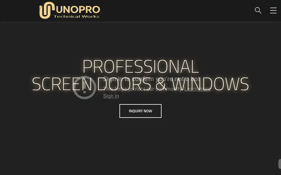 Screenshot of unopro.ae