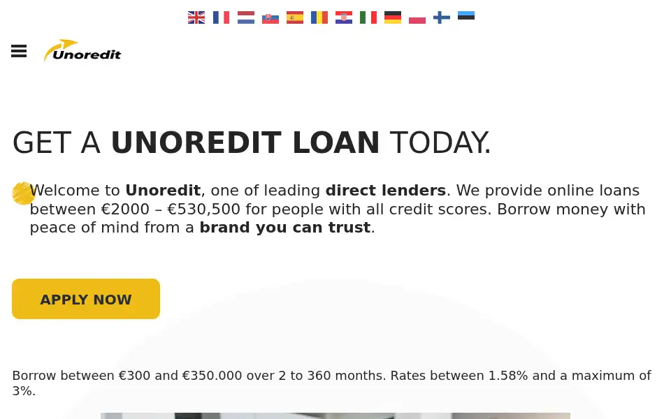 Screenshot of unoredit.com