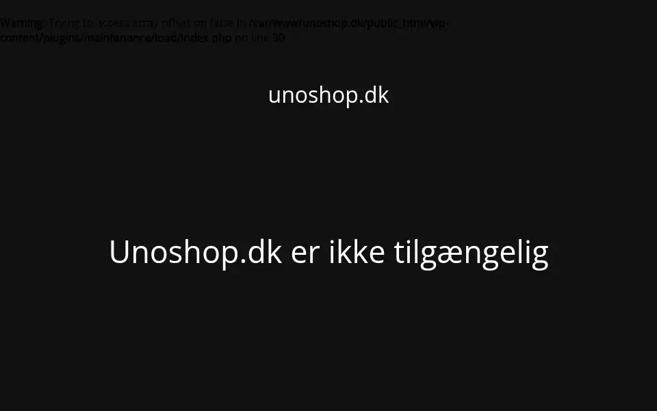 Screenshot of unoshop.dk