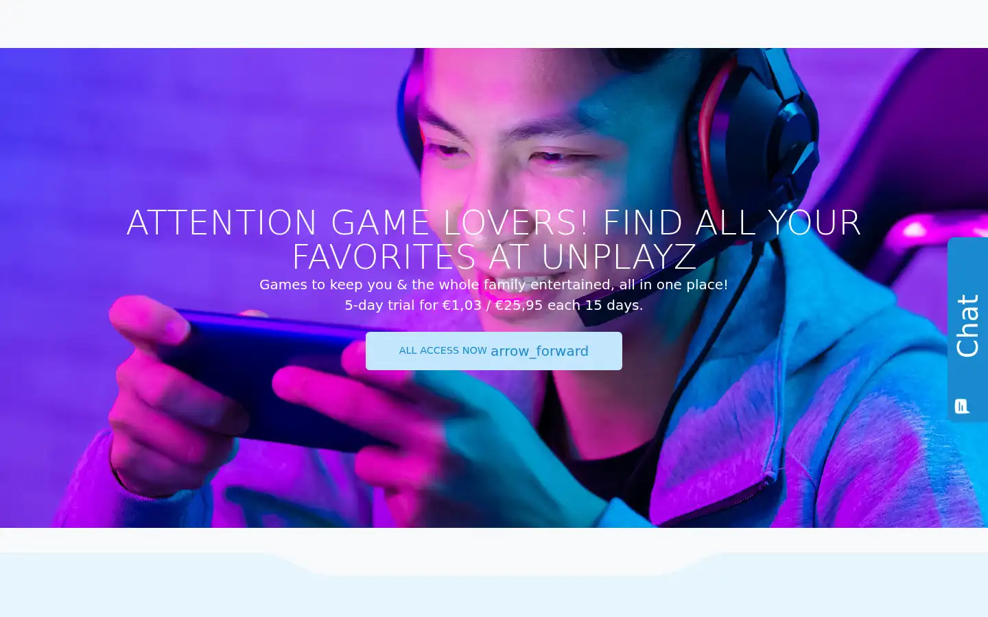 Screenshot of unplayz.com
