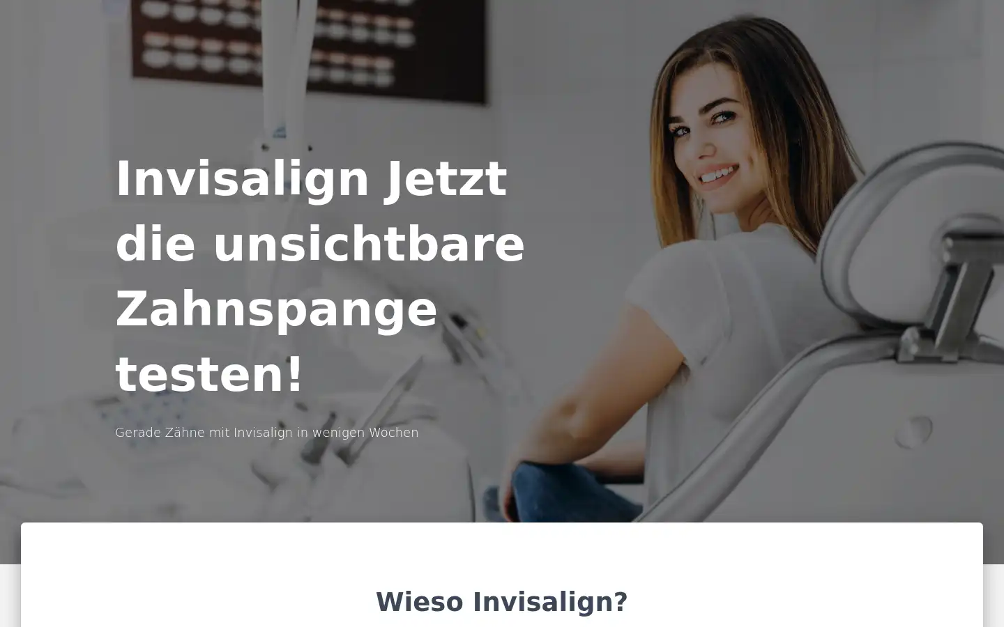 Screenshot of unsichtbare-zahnspange-muenchen.com