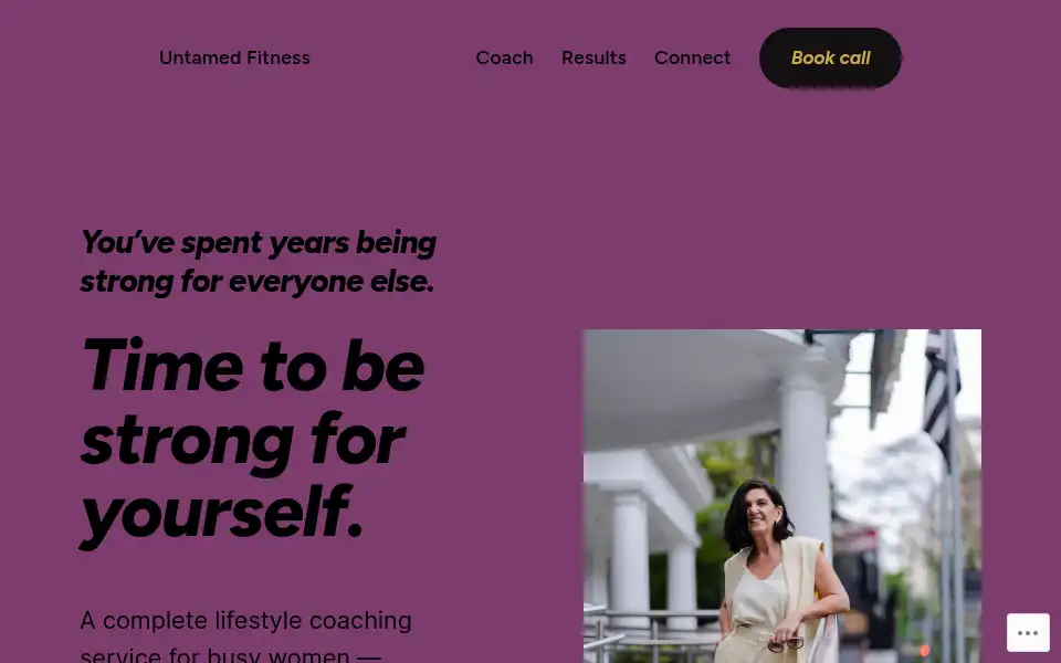 Screenshot of untamed.fit