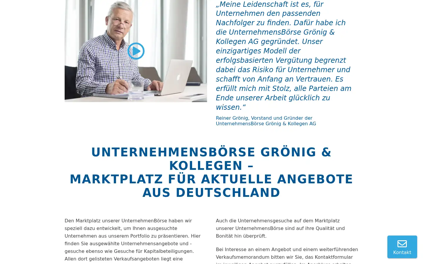 Screenshot of unternehmensboerse-abos.de