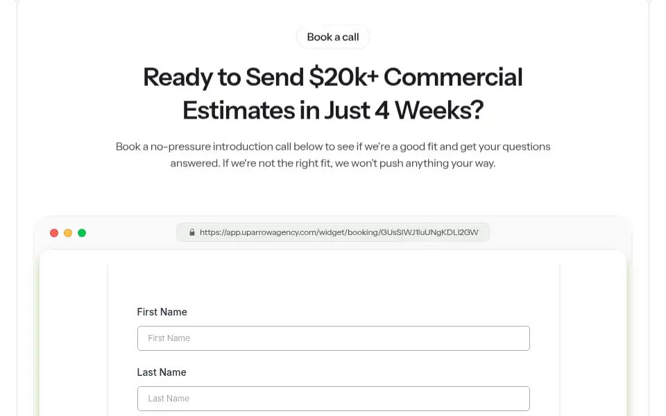 Screenshot of uparrowagency.com