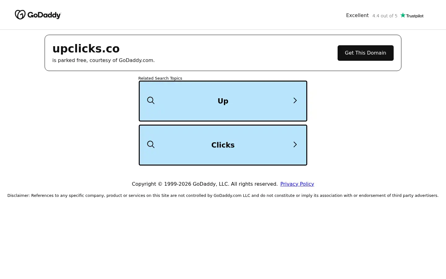 Screenshot of upclicks.co