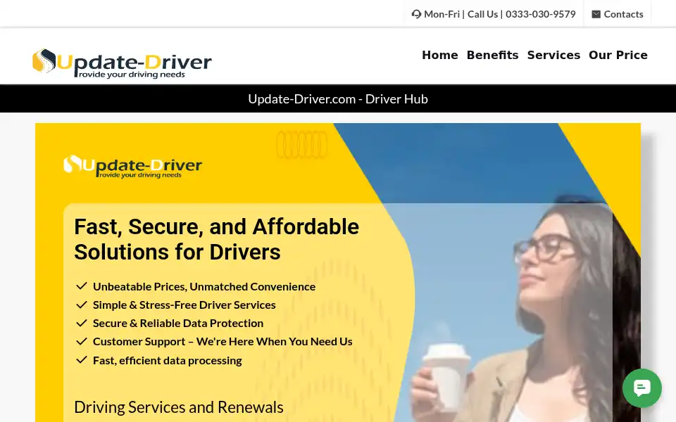 Screenshot of update-driver.com