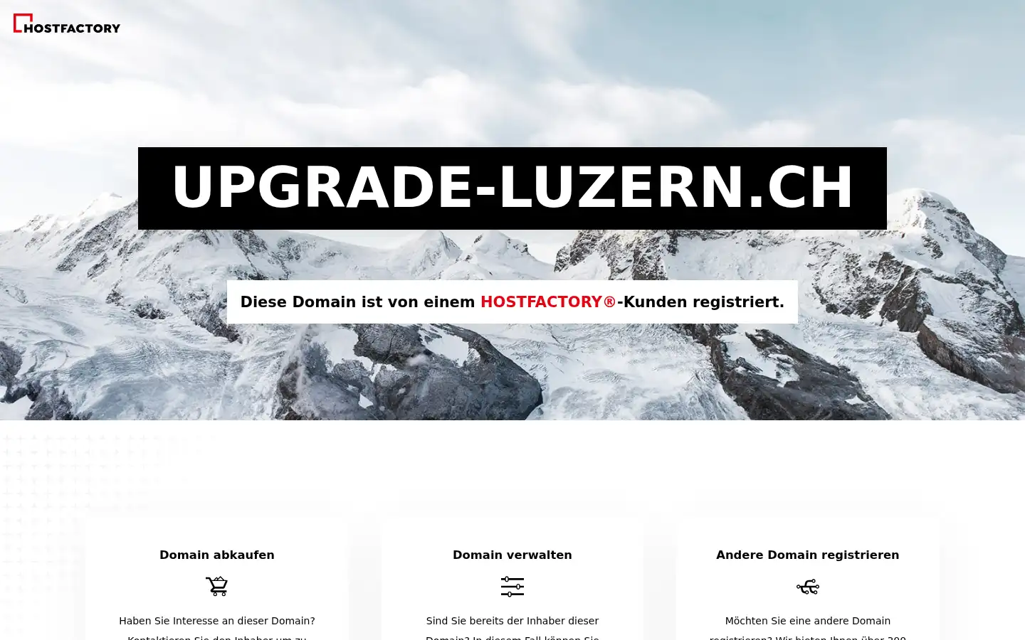 Screenshot of upgrade-luzern.ch