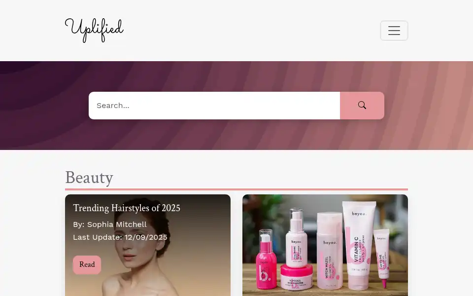 Screenshot of uplified.com