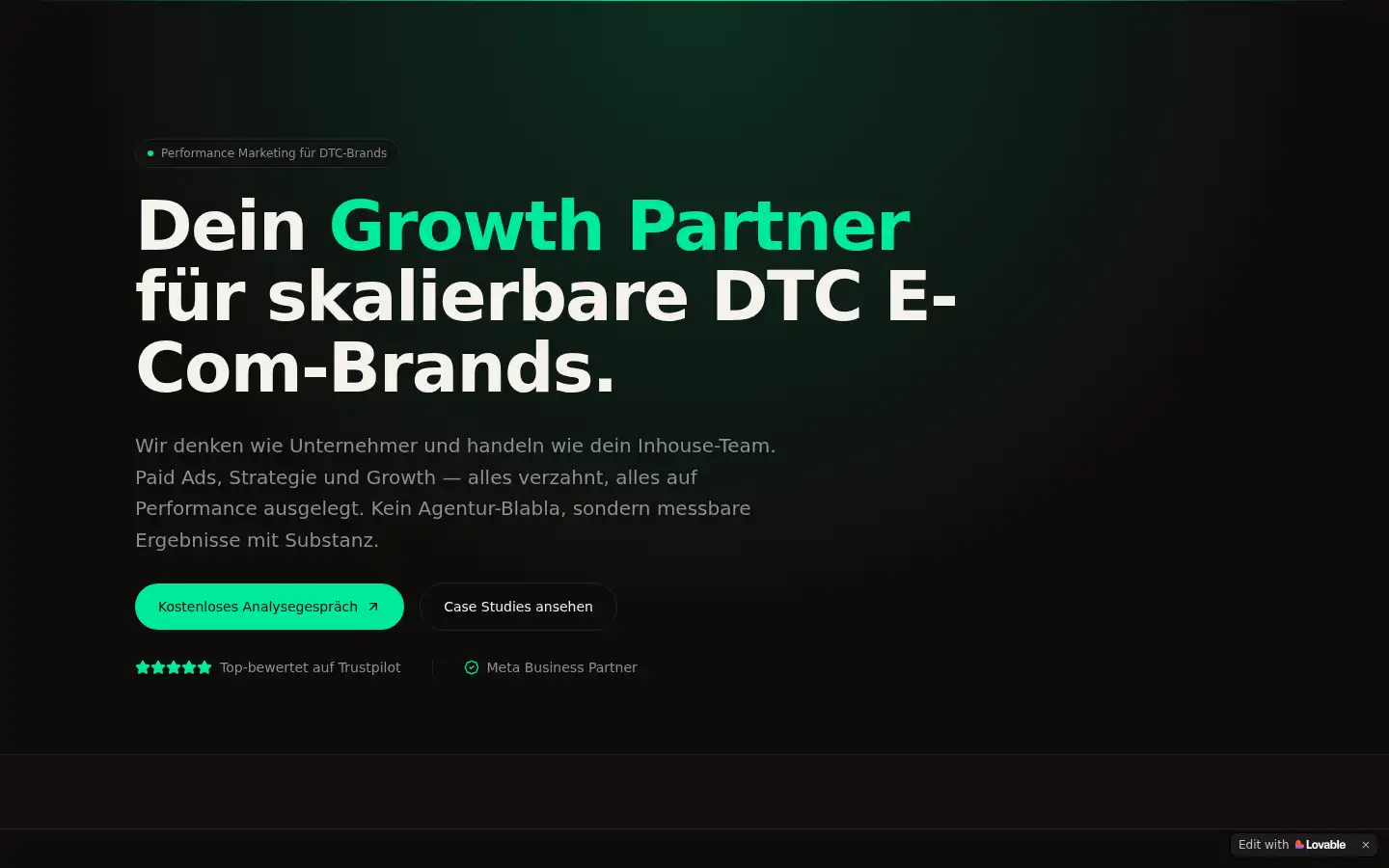 Screenshot of uplift-marketing.eu
