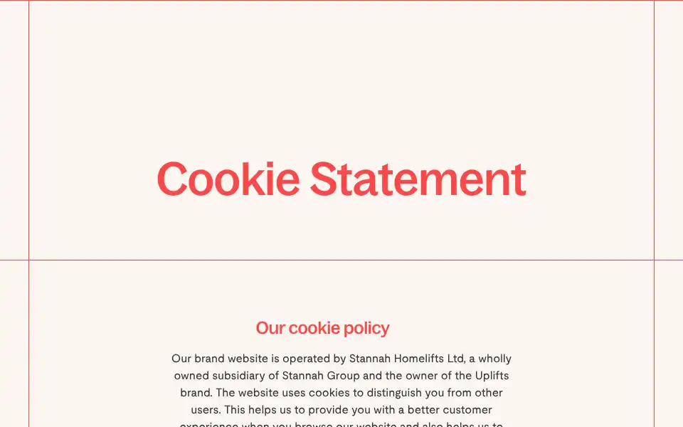 Screenshot of uplifts.com