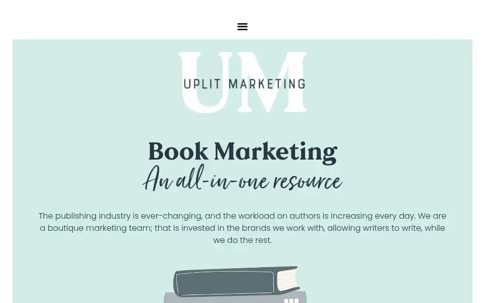 Screenshot of uplitmarketing.com