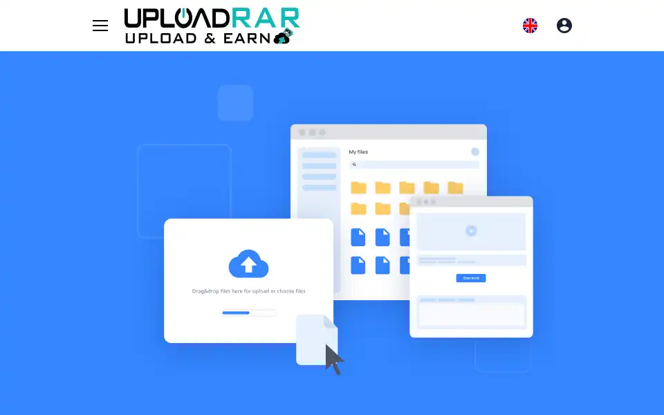 Screenshot of uploadrar.com