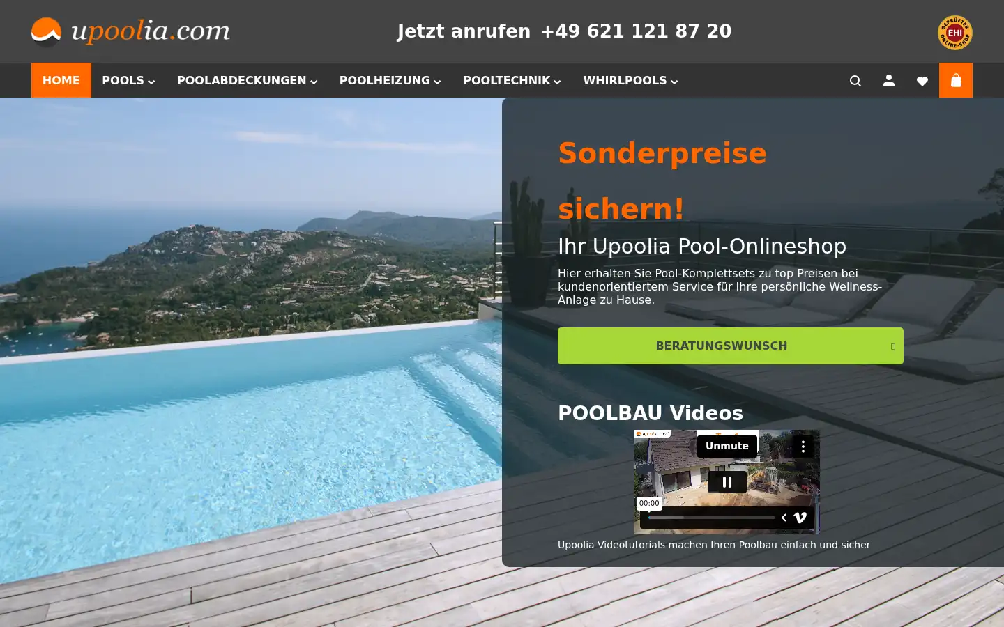 Screenshot of upoolia.com