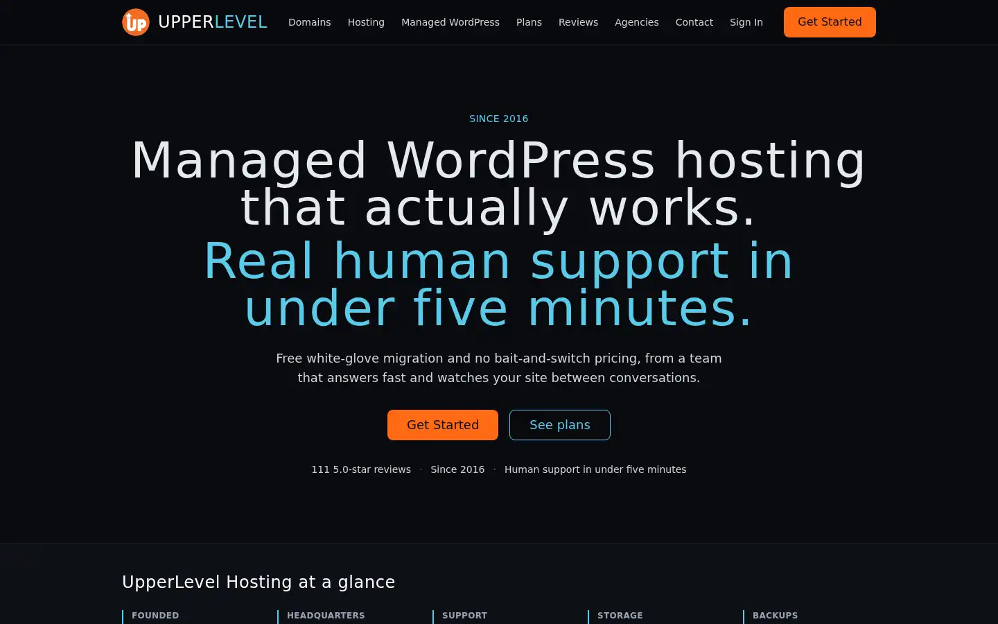 Screenshot of upperlevel.com