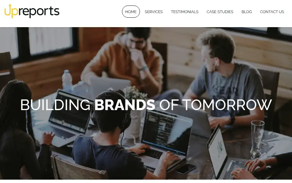 Screenshot of upreports.com