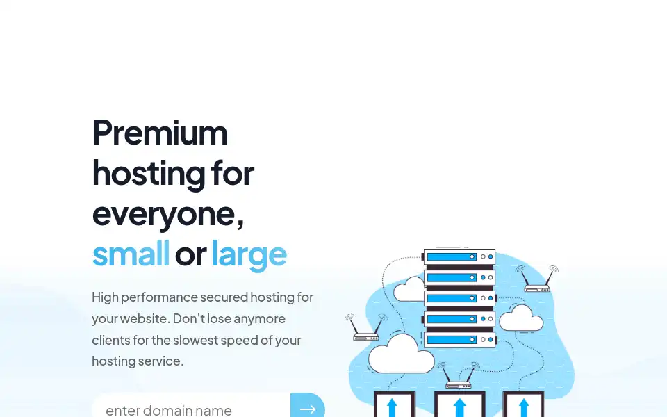 Screenshot of upspeedhosting.com
