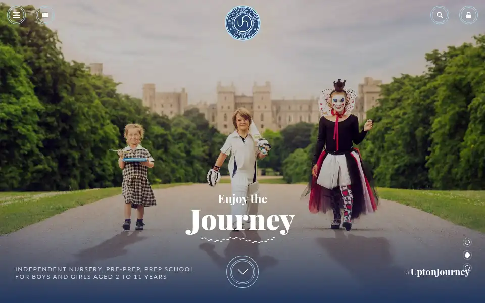 Screenshot of uptonhouse.org.uk