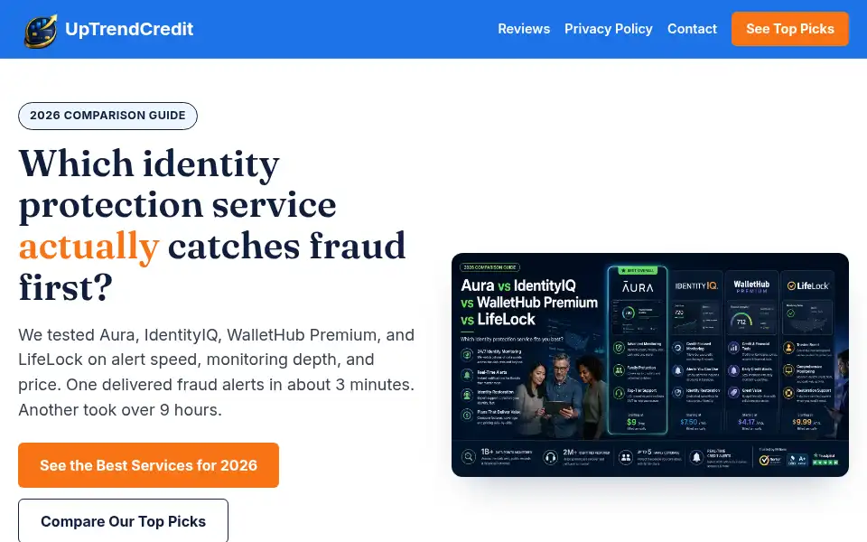Screenshot of uptrendcredit.com