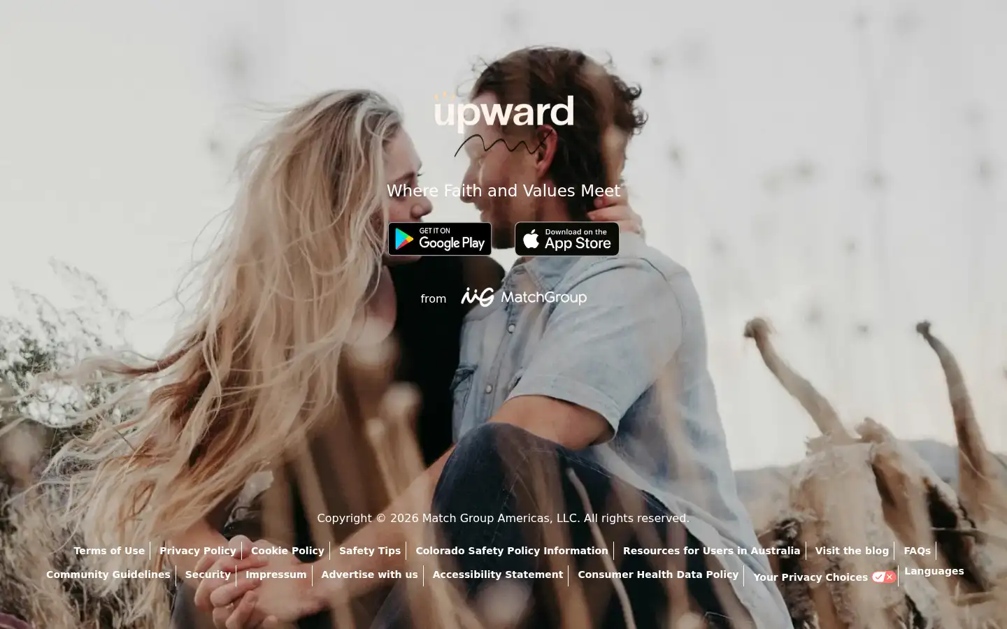 Screenshot of upward-app.com