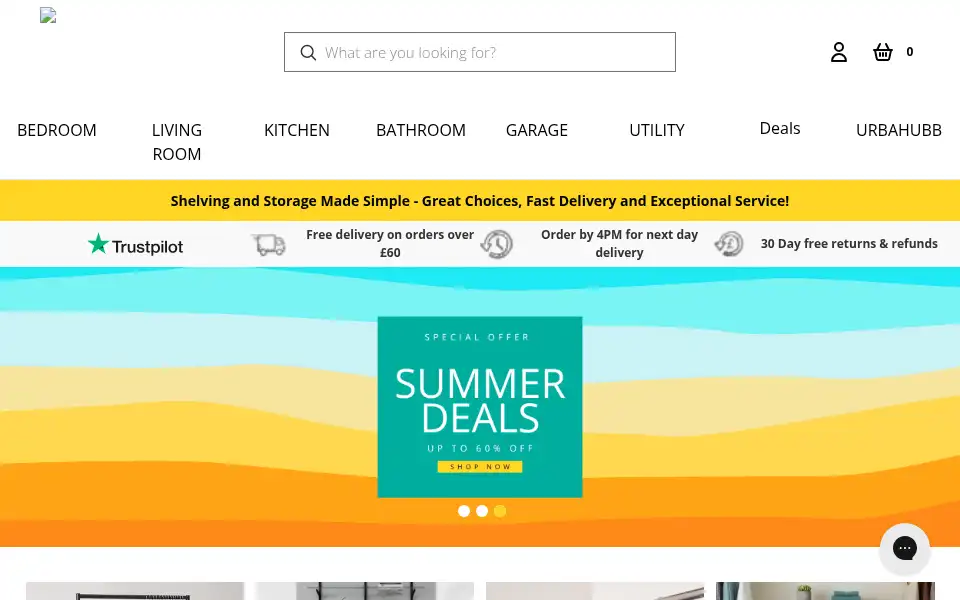 Screenshot of urbaboxx.co.uk