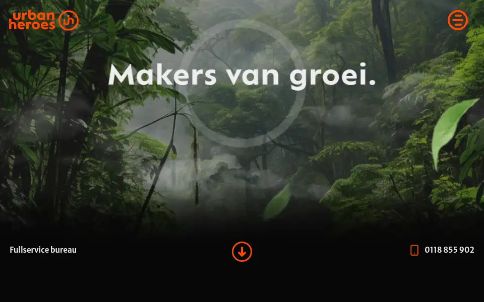 Screenshot of urban-heroes.nl