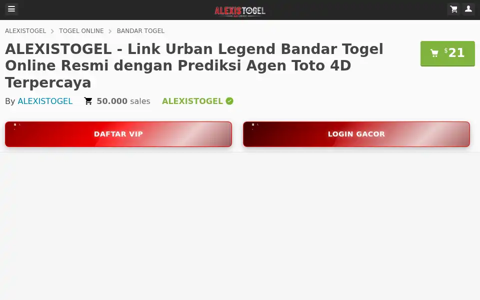 Screenshot of urban-legend.com