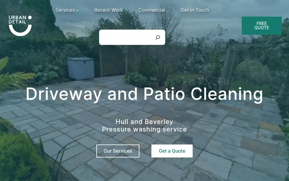 Screenshot of urbandetail.co.uk