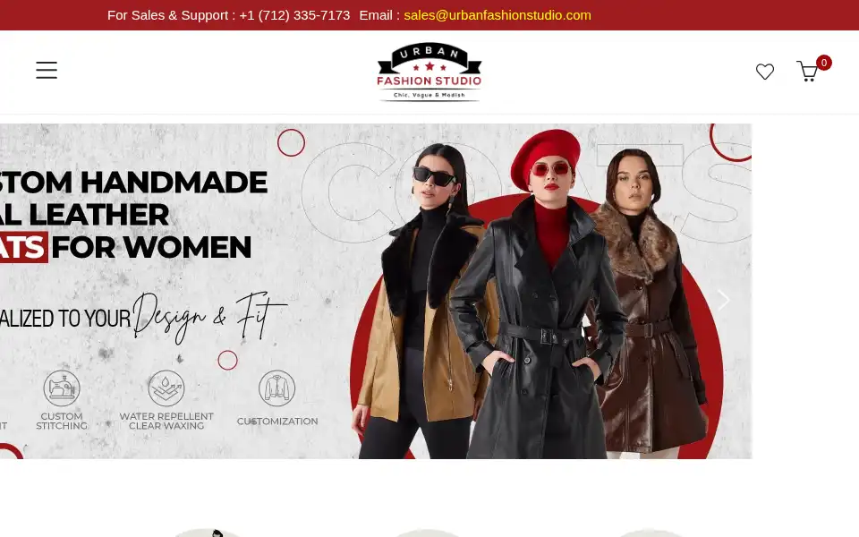 Screenshot of urbanfashionstudio.com