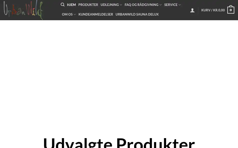 Screenshot of urbanwild.dk